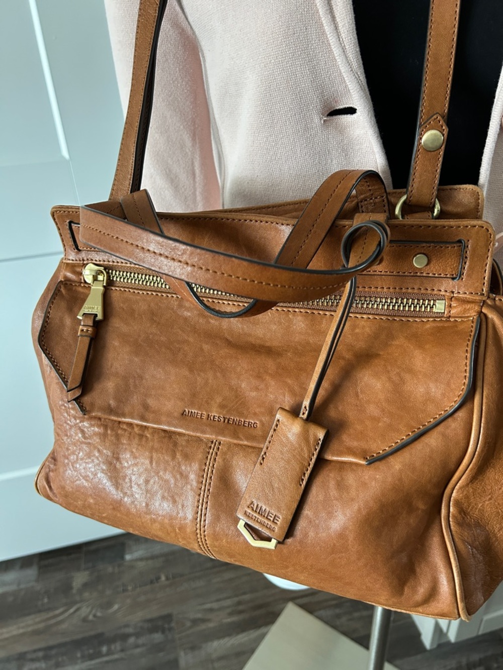 Aimee Kestenberg Buttery Soft Leather Satchel ✨ - Picture 2 of 14